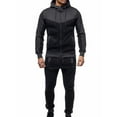 thumbnail image 1 of Frontwalk Mens Tracksuits Long Sleeve Jogging Suits Sweatsuit Sets Zipper Hoodies and Pants 2 Piece Outfit with Pockets, 1 of 5
