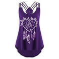 thumbnail image 1 of Frontwalk Sleeveless Tops for Women Summer Sexy T Shirts Backless Tops Purple L, 1 of 9