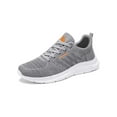 thumbnail image 1 of Frontwalk Unisex Running Shoe Lace Up Athletic Shoes Knit Upper Sneakers Outdoor Fashion Trainers Mens Sports Gray (Men) 9.5, 1 of 2