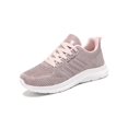 thumbnail image 1 of Frontwalk Unisex Running Shoe Lace Up Athletic Shoes Knit Upper Sneakers Outdoor Fashion Trainers Mens Sports Pink (Women) 9, 1 of 6