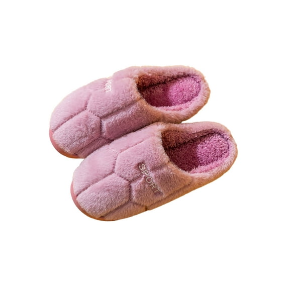 Frontwalk Unisex Shoes With Lined Slippers Memory Foam House Slipper Indoor Outdoor Lightweight Warm Shoe Womens Waterproof Plush Clogs Purple Backless 7-7.5