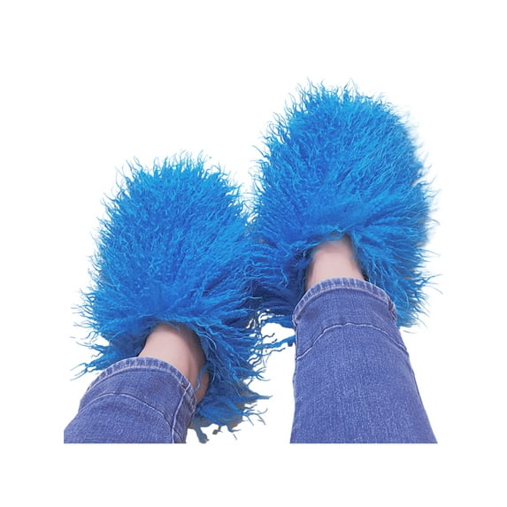 Frontwalk Unisex Warm Shoes Memory Foam Slipper Socks Plush Lined Booties Slippers Bedroom Cozy House Shoe Mens Womens Fluffy Kleinlan 9.5-10.5