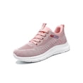 thumbnail image 1 of Frontwalk Women Athletic Shoes Sport Sneakers Mesh Running Shoe Gym Lightweight Trainers Ladies Lace Up Flats Pink 8.5, 1 of 5