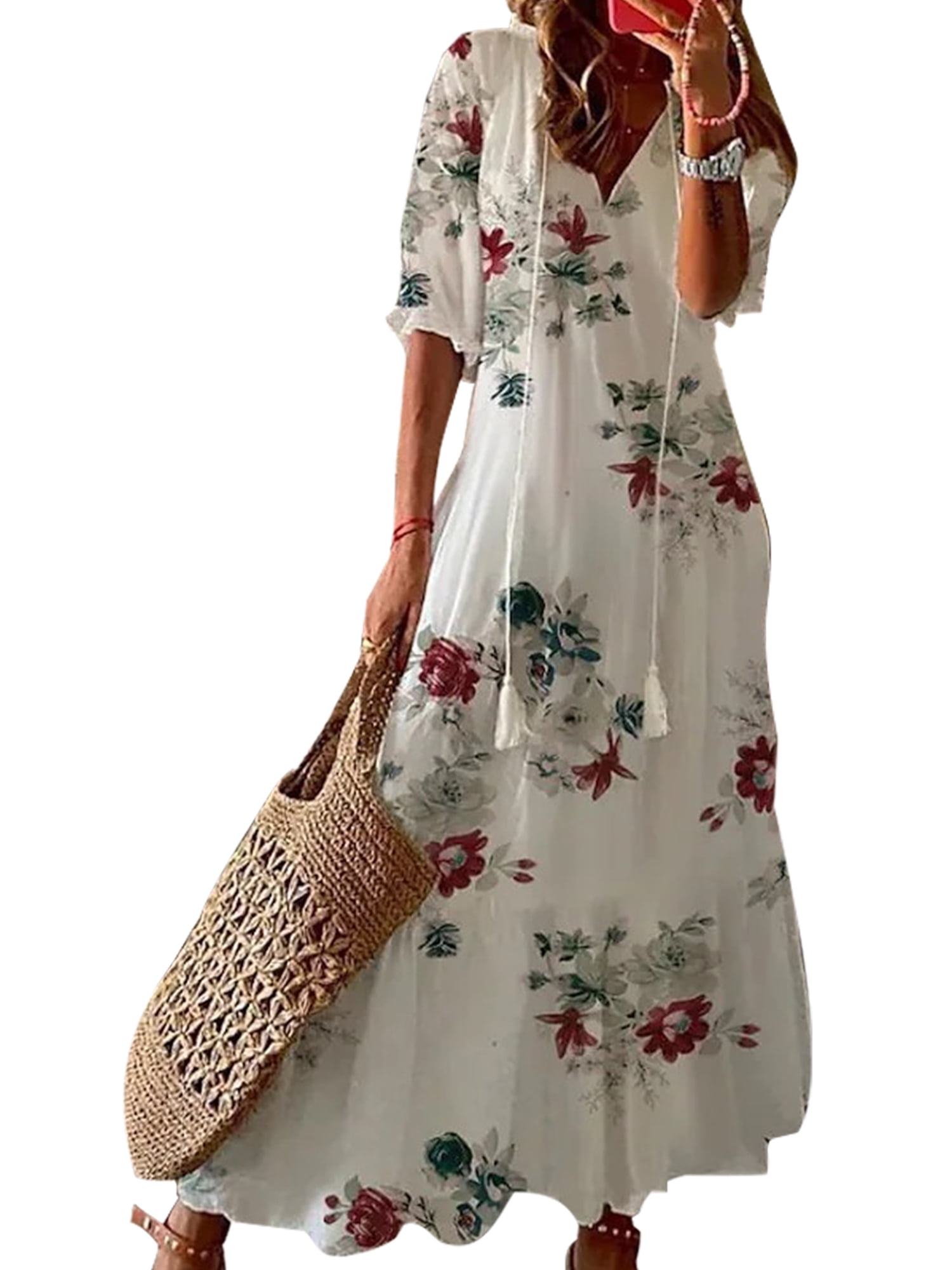 chinese dress ladies Walk The Line Striped Maxi  Maren + Main Boutique
