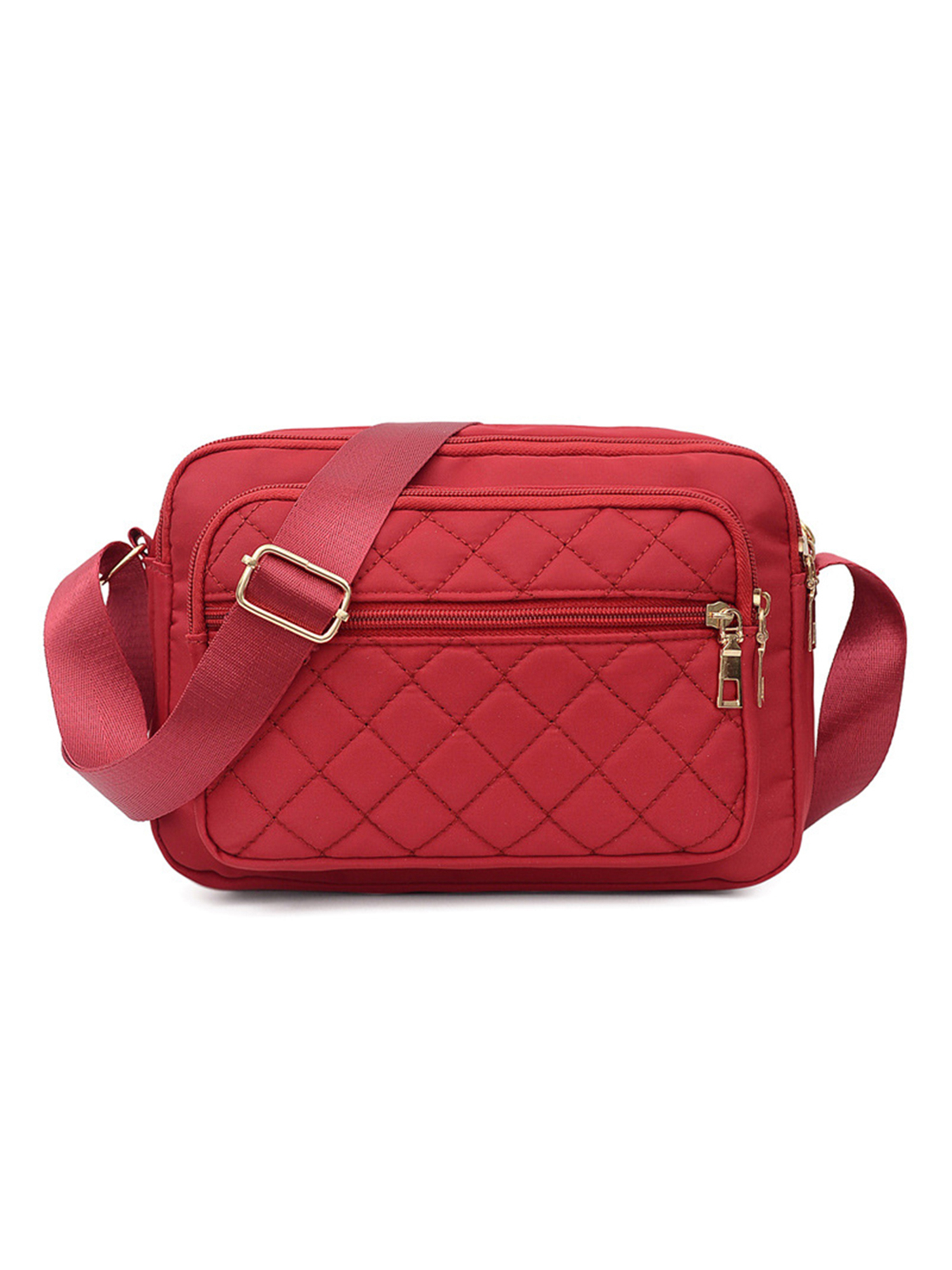 Frontwalk Women Crossbody Bag Large Capacity Handbag Messenger Quilted Shoulder Bags Multi