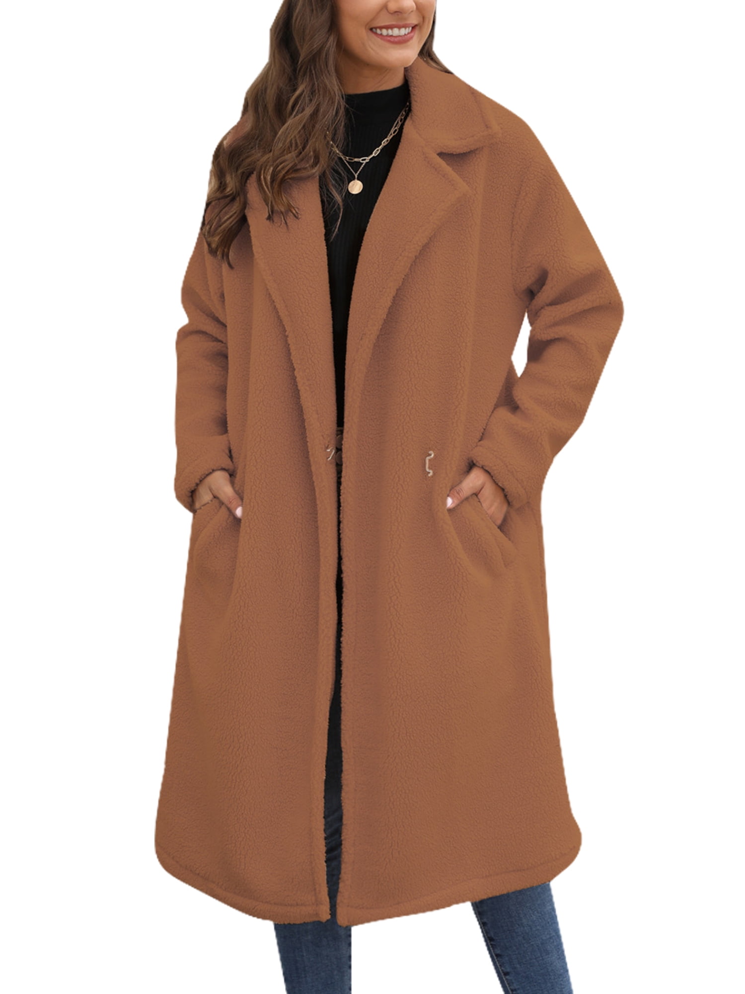 Fuzzy deals pea coat