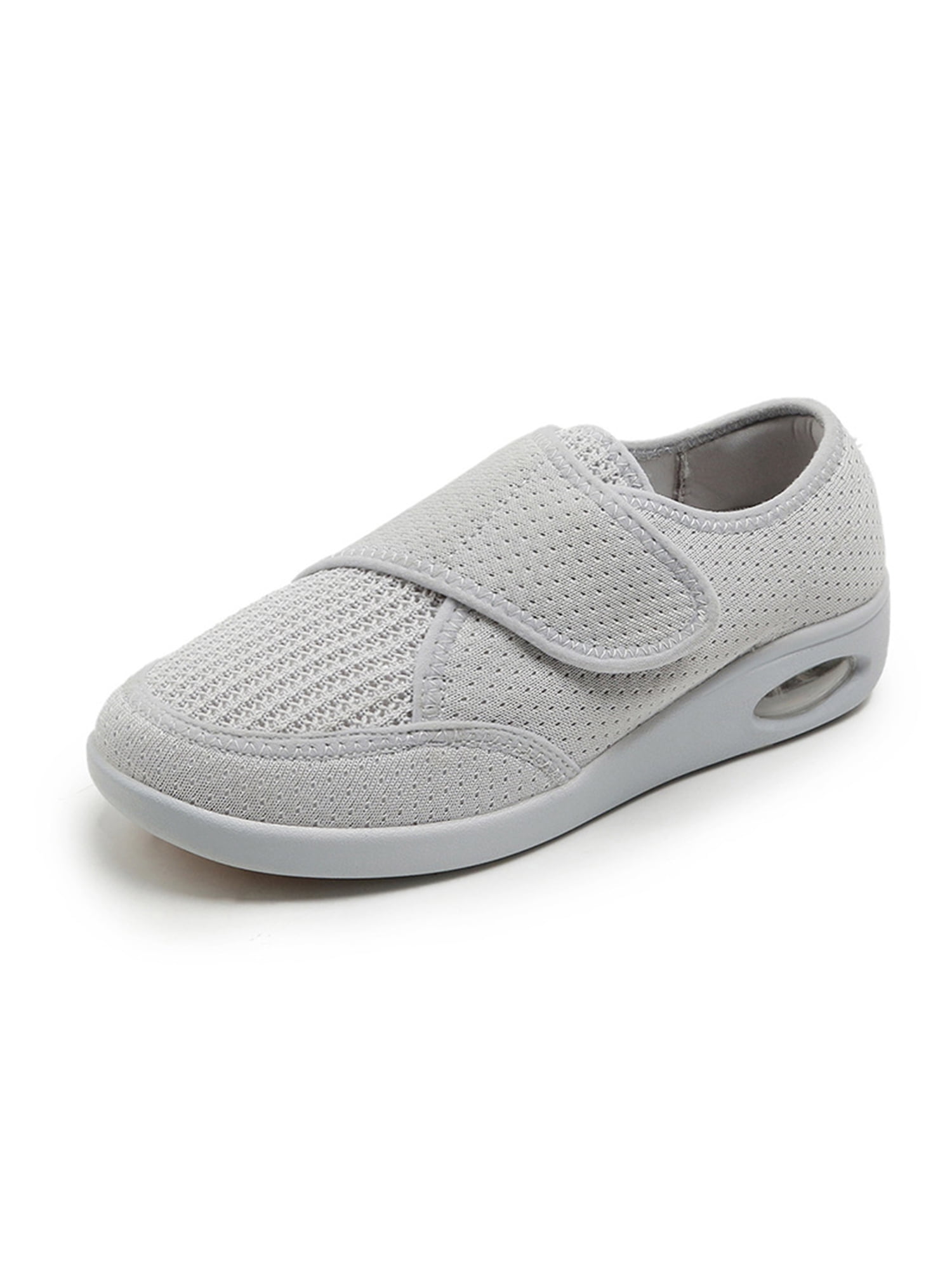 Frontwalk Women Flats Adjustable Strap Casual Shoes Mesh Walking Shoe  Summer Lightweight Sneakers Womens Cushioning Gray 7.5 - Walmart.com