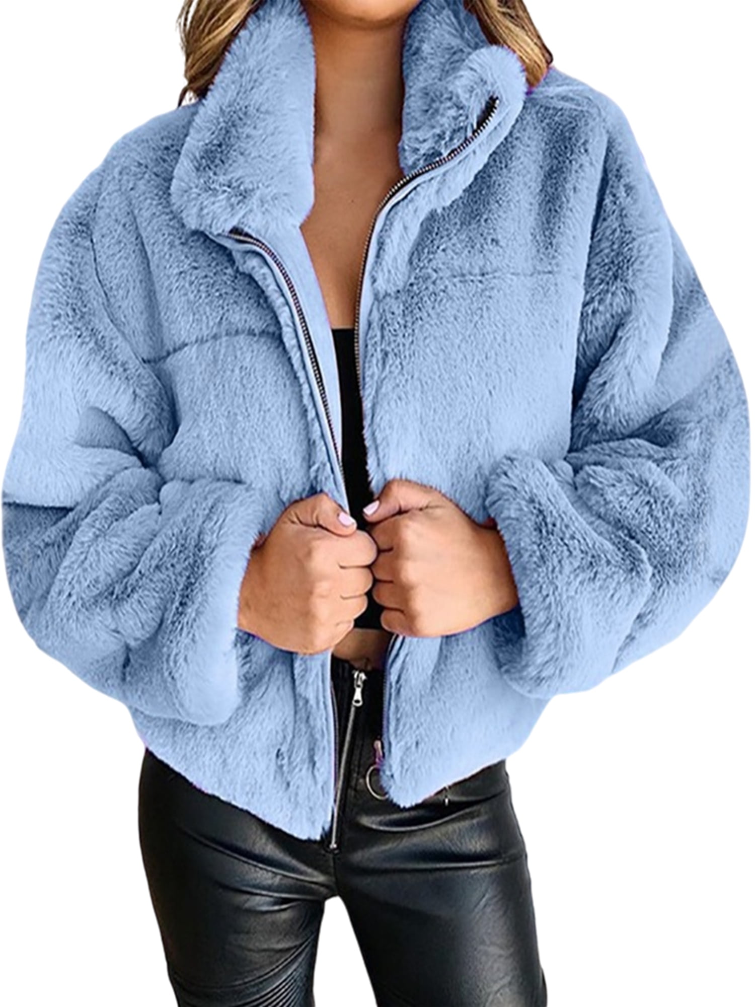 Womens walking hot sale fleece jacket