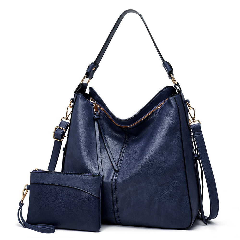 Frontwalk Women Handbag 2 Pcs Tote Bag Large Capacity PU Leather ...
