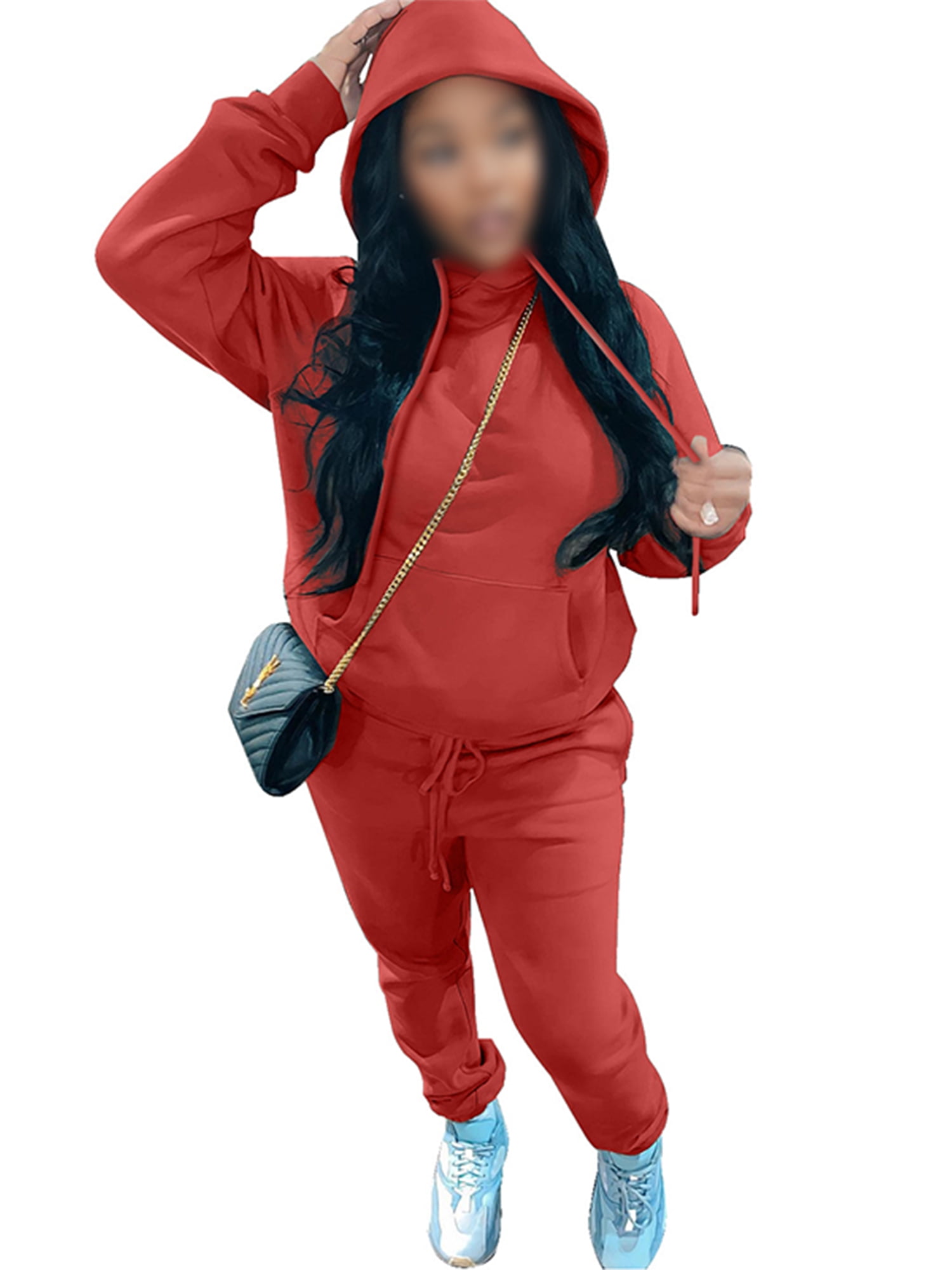 Frontwalk Jogging Suits For Womens 2 Piece Long Sleeve Sweat Suit