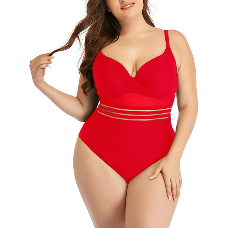 Red swimwear ladies 2025