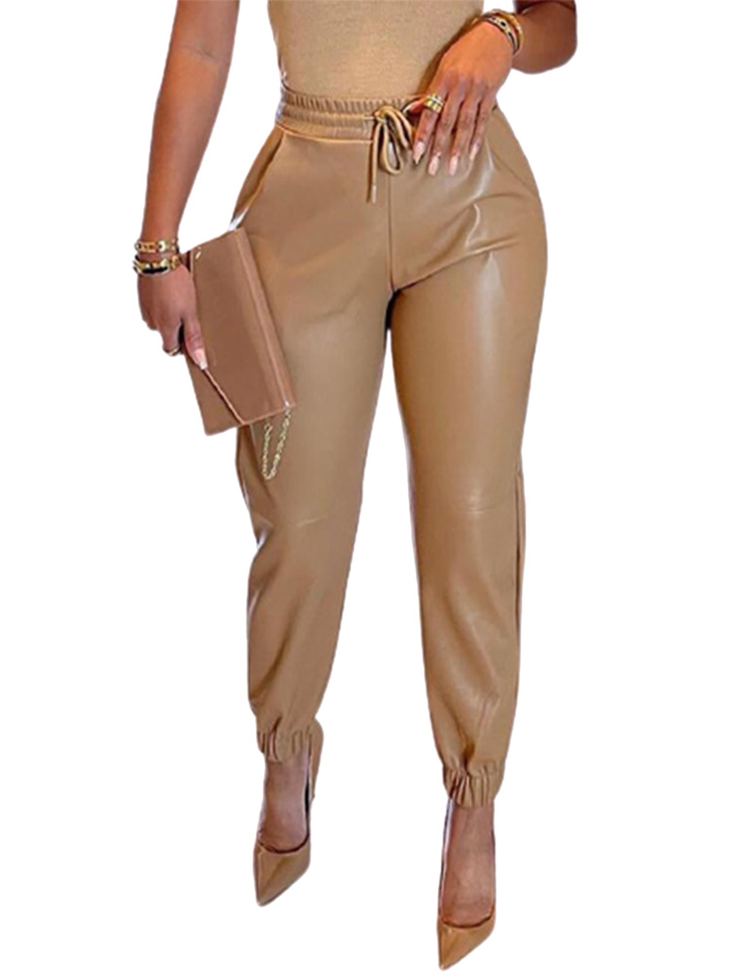 Women's Faux Leather Pants, Leggings & Joggers