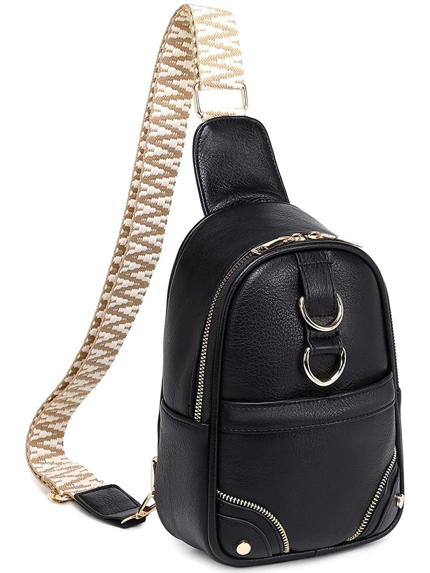 Minimalist Fanny Pack Multi-Pocket Black Men's Handsome Chest Bag, Large  Capacity Multi-pocket Crossbody Bag, Mobile Phone Summer Bag