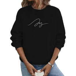 Cute Sweatshirts for Women Graphic Print Crew Neck Long Sleeve