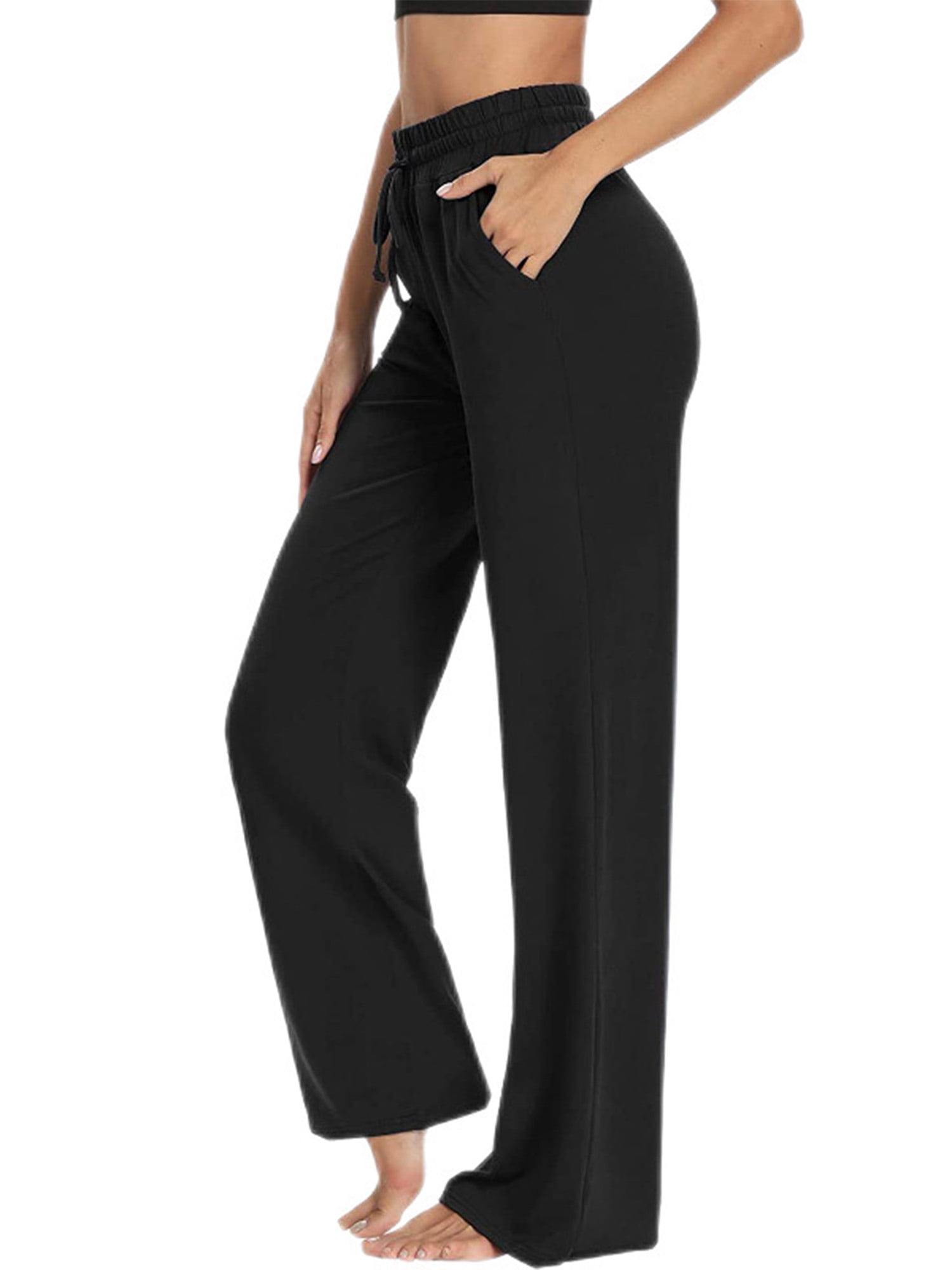 Neer 3 Pack Women's Lounge Pants Wide Leg Yoga Sweatpants with