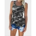 thumbnail image 1 of Frontwalk Womens Camo Tank Athletic Shirts Running Muscle Shirts Sleeveless Workout Gym Clothes Racerback Tank Tops for Women, 1 of 2