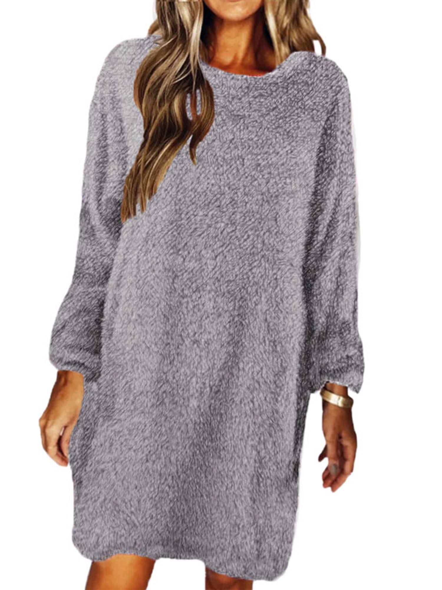 The Oversized Fleece Dress - Women's