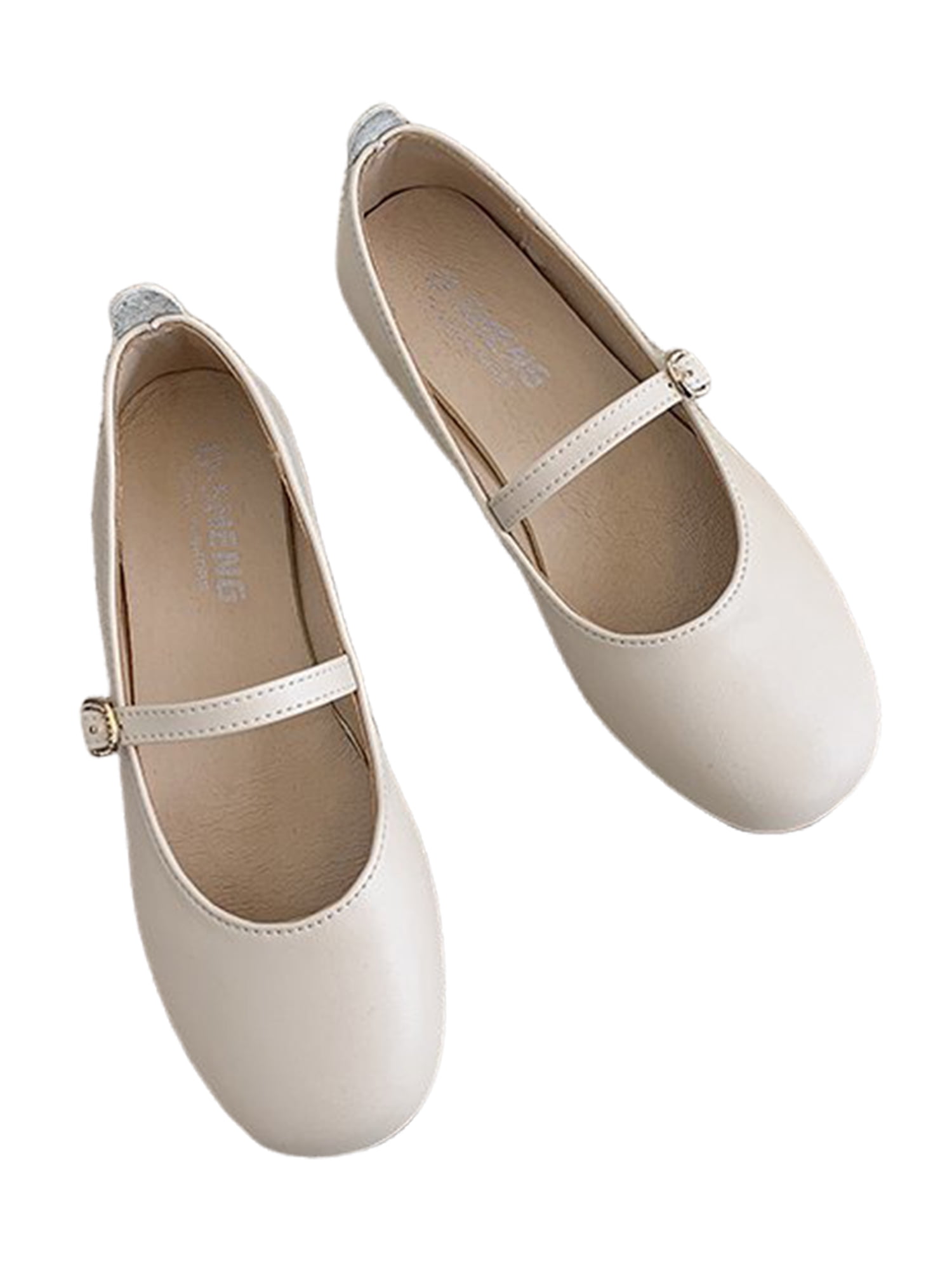Frontwalk Womens Mary Jane Square Toe Dress Shoes Ankle Strap Flats Party Comfort Ballet Flat