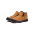 thumbnail image 1 of Frontwalk Womens Mens Winter Boot Plush Lined Warm Shoes Casual Snow Boots Walking Cold Weather Ankle Booties Unisex Zipper Camel 13, 1 of 7