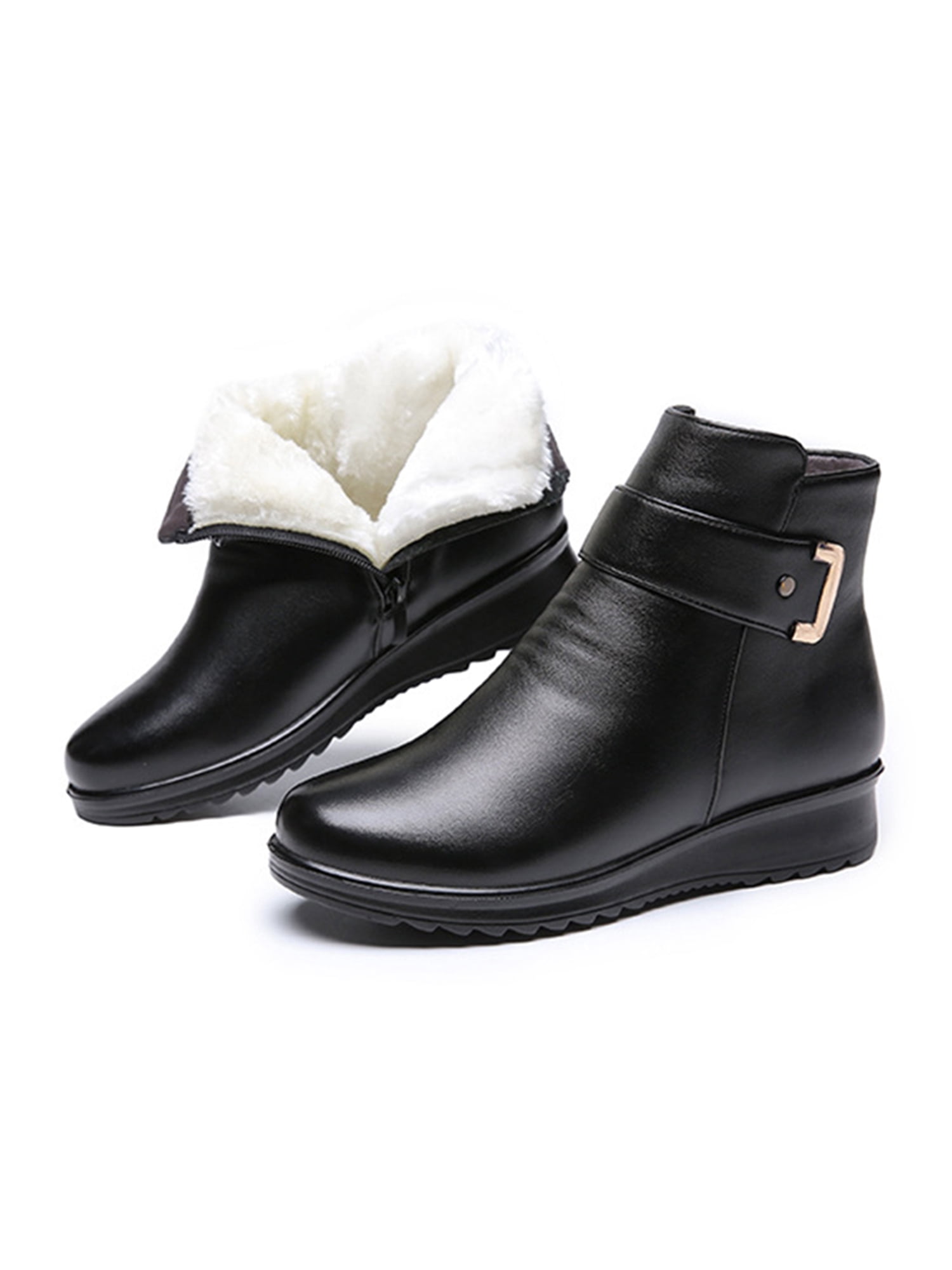 CMF Women Winter Boots Comfortable Best Plush Anti-slip Ankle Walking
