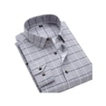thumbnail image 1 of Frontwork Men Print Dress Shirts Classic Long Sleeve Basic Button Down T-Shirt with Pocket, 1 of 2
