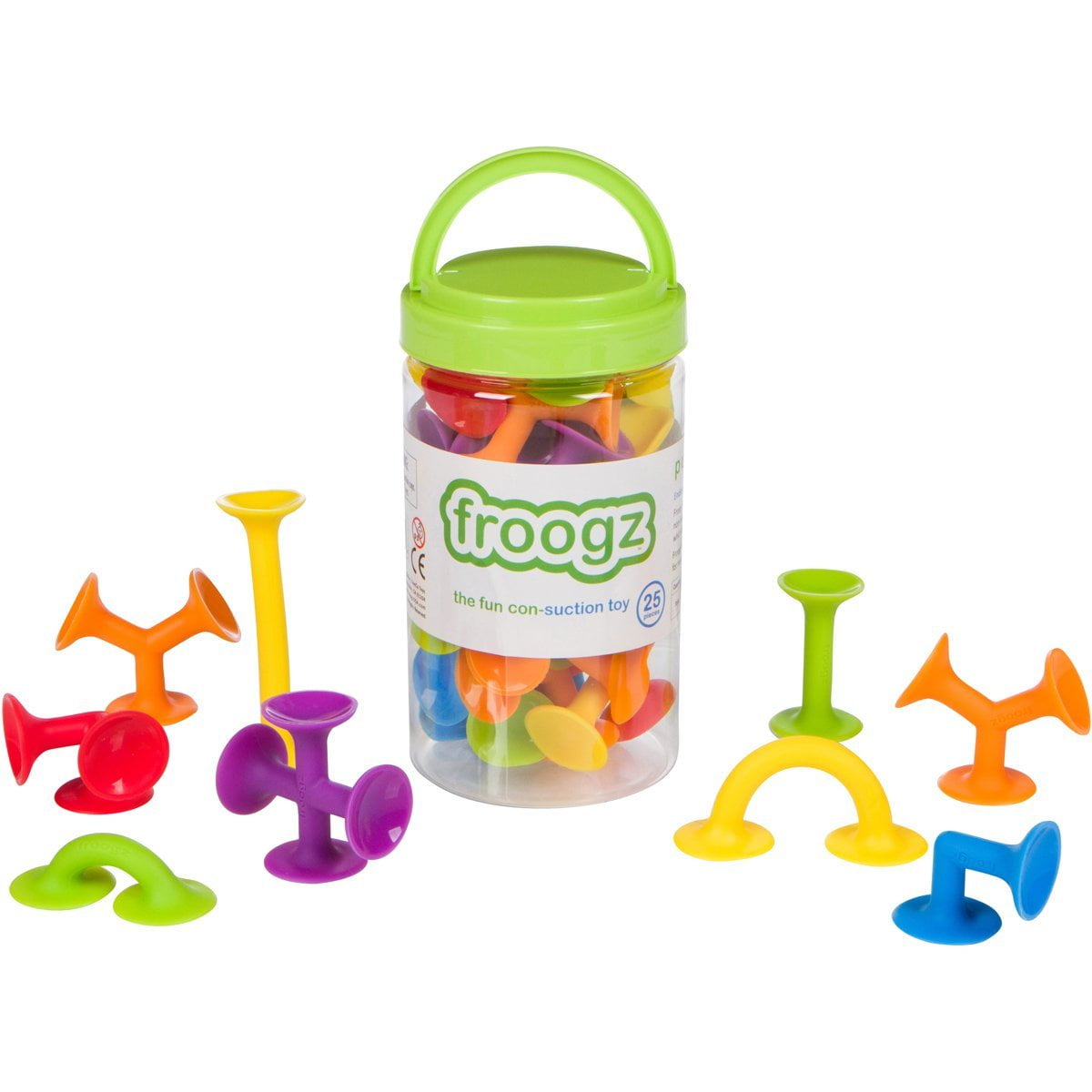 25 Piece Suction Toys Montessori