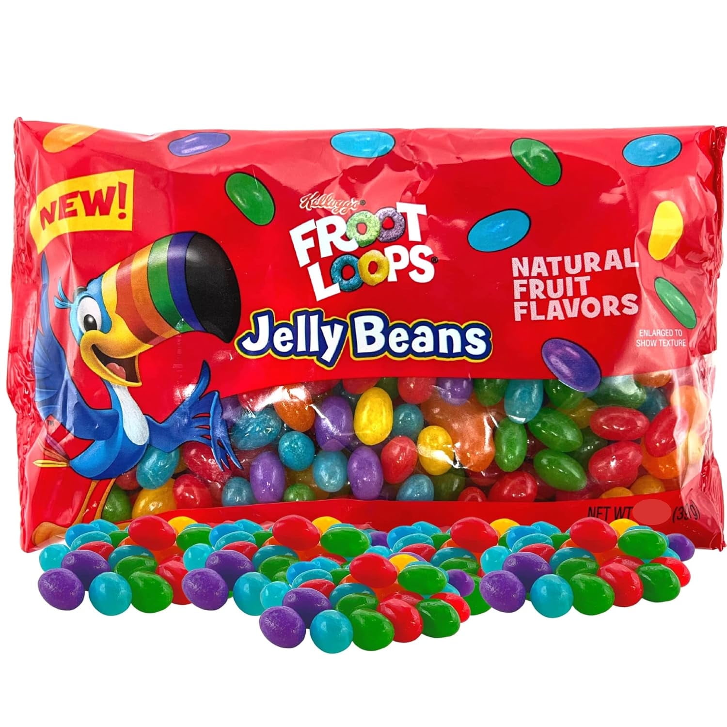 Froot Loops Jellybeans, Fruit Cereal Flavored, Natural Fruit