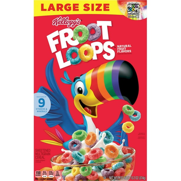 Froot Loops Breakfast Cereal, Fruit Flavored - Walmart.com