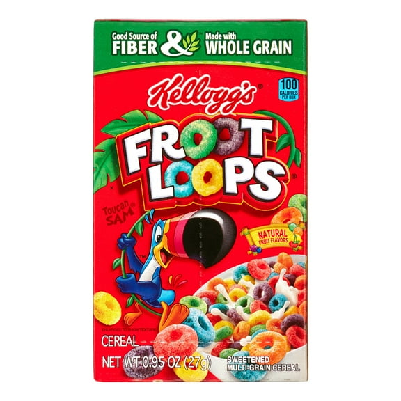 Froot Loops Cereal, 0.95-Ounce Individual Boxes