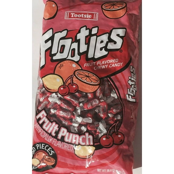 Frooties Fruit Punch Fruit Flavored Chewy Candy 2.4 Pounds Bulk 360ct SHIPS FREE