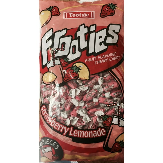 Frooties Strawberry Lemonade Fruit Chewy Candy 2.4 Pounds Bulk 360ct SHIPS FREE