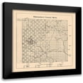 thumbnail image 1 of Frost 12x12 Black Modern Framed Museum Art Print Titled - Missaukee County Michigan - Frost 1898, 1 of 5