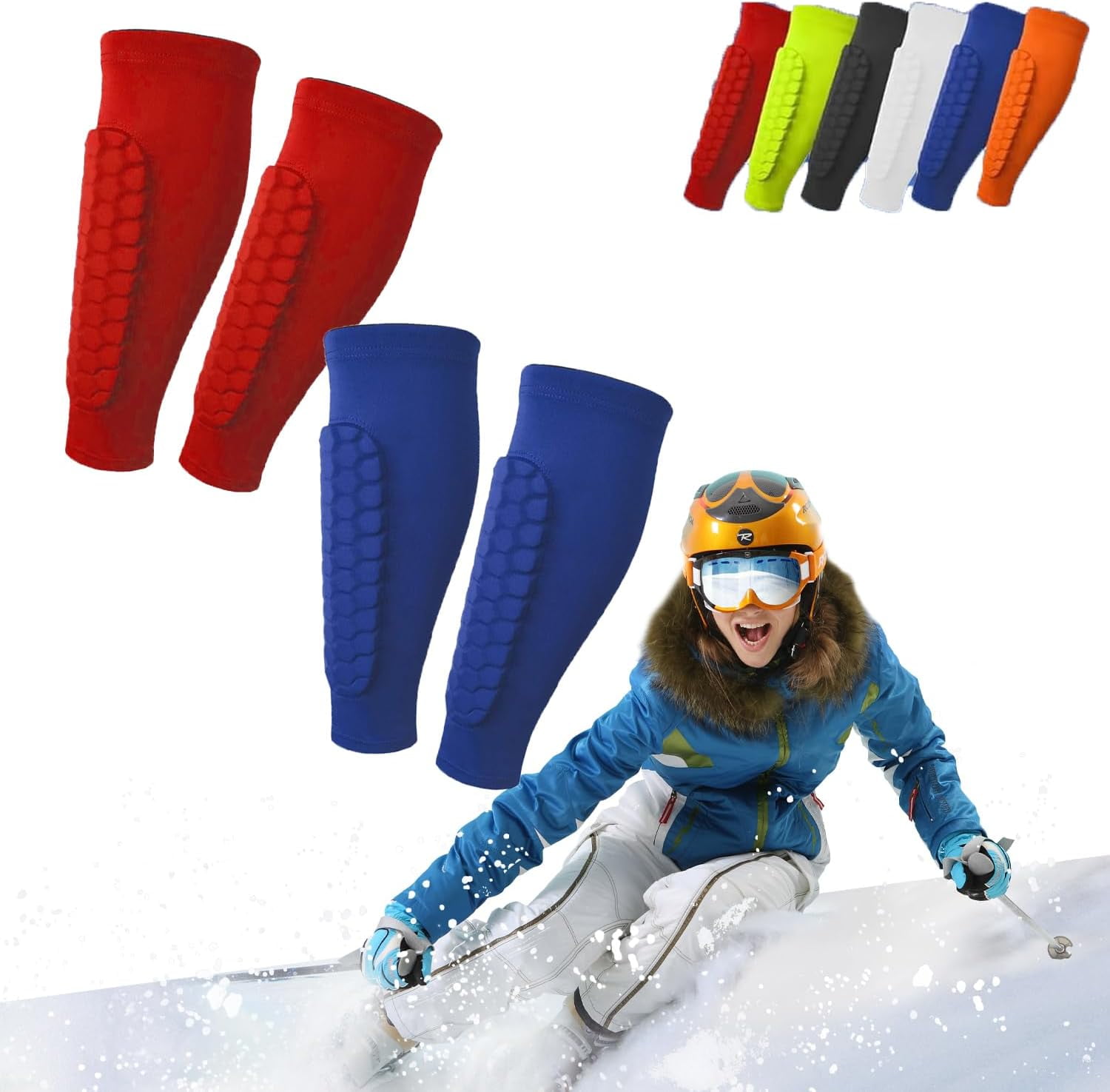 Shindefender Schienbeinschoner - Bequeme Wadenprotektor Für Ski & Sport