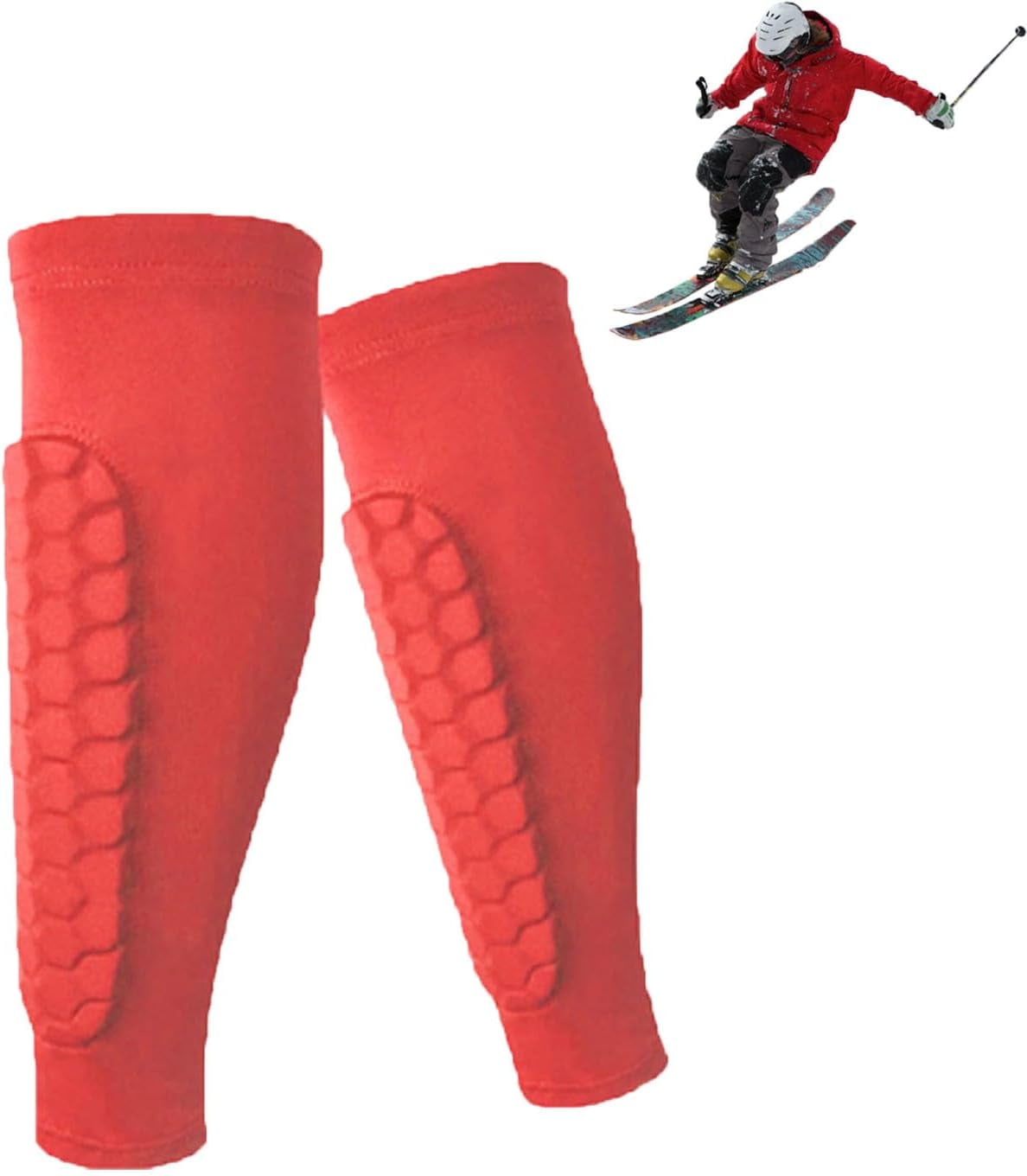 Ski Schienbeinschoner - Honeycomb Schutz Für Ski & Wintersport 80g
