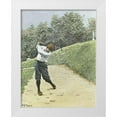 thumbnail image 1 of Frost, Arthur Burdett 19x24 White Modern Wood Framed Museum Art Print Titled - Bunkered, 1 of 4