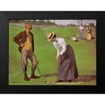 thumbnail image 1 of Frost, Arthur Burdett 24x19 Black Modern Framed Museum Art Print Titled - Twosome, 1 of 4