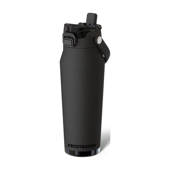 Frost Buddy 24oz Insulated Water Bottle with Straw & Chug Lid | Leak-Proof Stainless Steel | 24-Hours Cold | Sweat-Proof, Cup Holder Friendly | Ideal for Gym, Travel, Sports & Everyday Hydration