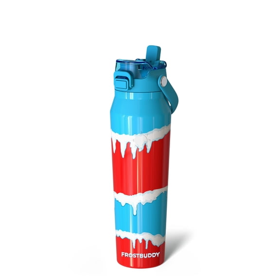 Frost Buddy 32oz Insulated Water Bottle with Straw & Chug Lid | Leak-Proof Stainless Steel | 24-Hours Cold | Sweat-Proof, Cup Holder Friendly | Ideal for Gym, Travel, Sports & Everyday Hydration