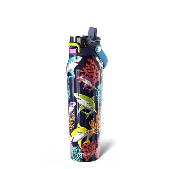 Frost Buddy 32oz Insulated Water Bottle with Straw & Chug Lid | Leak-Proof Stainless Steel | 24-Hours Cold | Sweat-Proof, Cup Holder Friendly | Ideal for Gym, Travel, Sports & Everyday Hydration