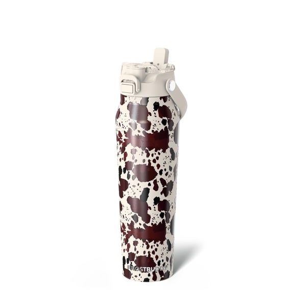 Frost Buddy 32oz Insulated Water Bottle with Straw & Chug Lid | Leak-Proof Stainless Steel | 24-Hours Cold | Sweat-Proof, Cup Holder Friendly | Ideal for Gym, Travel, Sports & Everyday Hydration