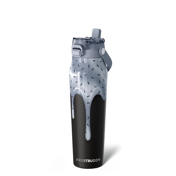 Frost Buddy Bottle Buddy 32oz Steel Scoop Insulated Water Bottle with Straw Lid