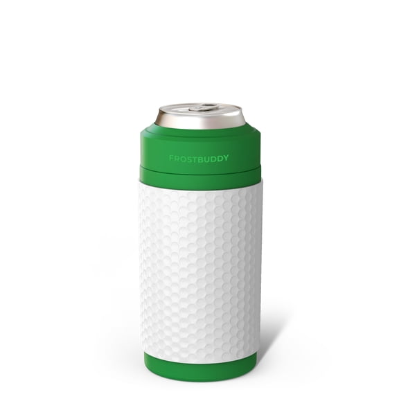 Frost Buddy Universal Can Cooler - Fits all - Stainless Steel Can Cooler for 12 oz & 16 oz Regular or Slim Cans & Bottles - Stainless Steel