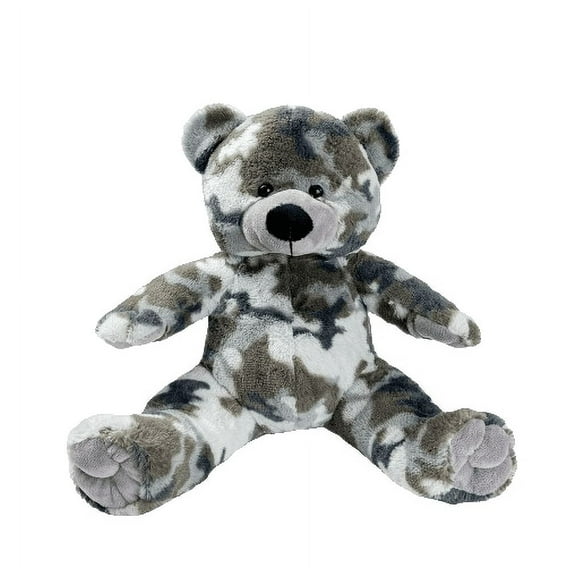 Plush Gear 16" Scout the Camo Bear Soft Camouflage Stuffed Animal Plush Toy Teddy Bear for Kids