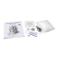 thumbnail image 1 of Frost Dragon Hood Hat Amigurumi Crochet Kit 8 Inch Beginner Crochet Kit with Soft Yarn for Crocheting Small Crochet Hooks Crochet Safety Eyes for Diy Light Blue Crochet Starter, 1 of 6