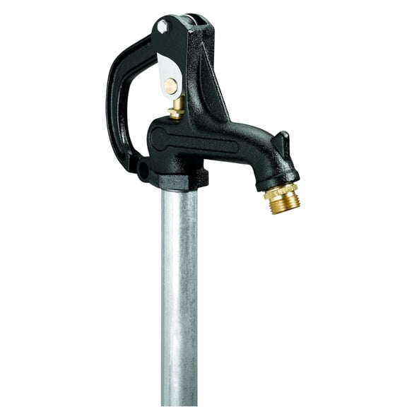 Frost Free Yard Hydrant Outdoor Water Faucet, Freezeless Ground Water Hydrant, Heavy Duty Galvanized Steel Standpipe, Garden Pasture Irrigation Valve, Rust Resistant Blue Water Dispenser