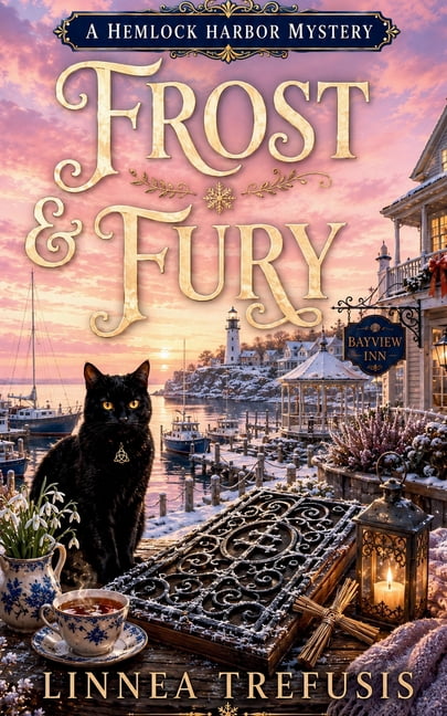 A Hemlock Harbor Mystery Frost & Fury: A Winter Cozy Witch Mystery with a Talking Cat, Book 6, (Paperback)