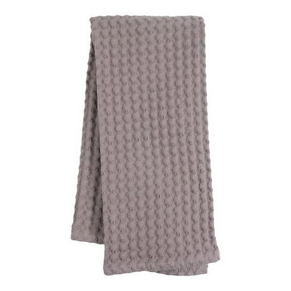 Frost Gray Jumbo Waffle Kitchen Towel 20" x 30"