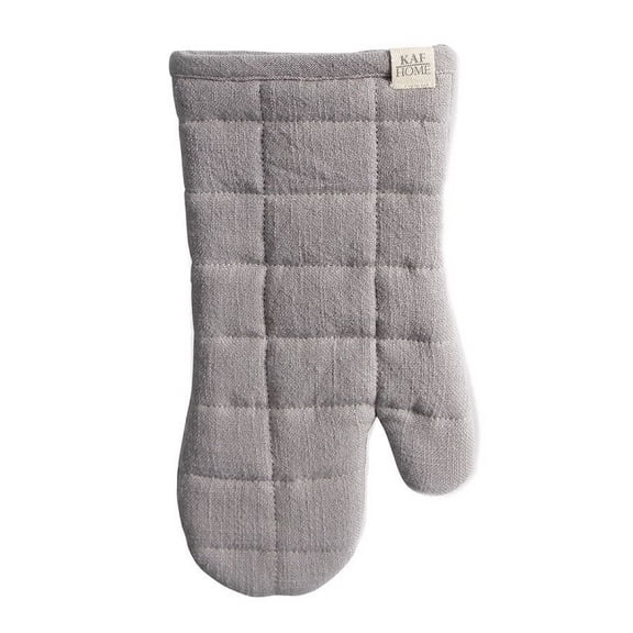Frost Gray Monaco Quilted Oven Mitt 13"
