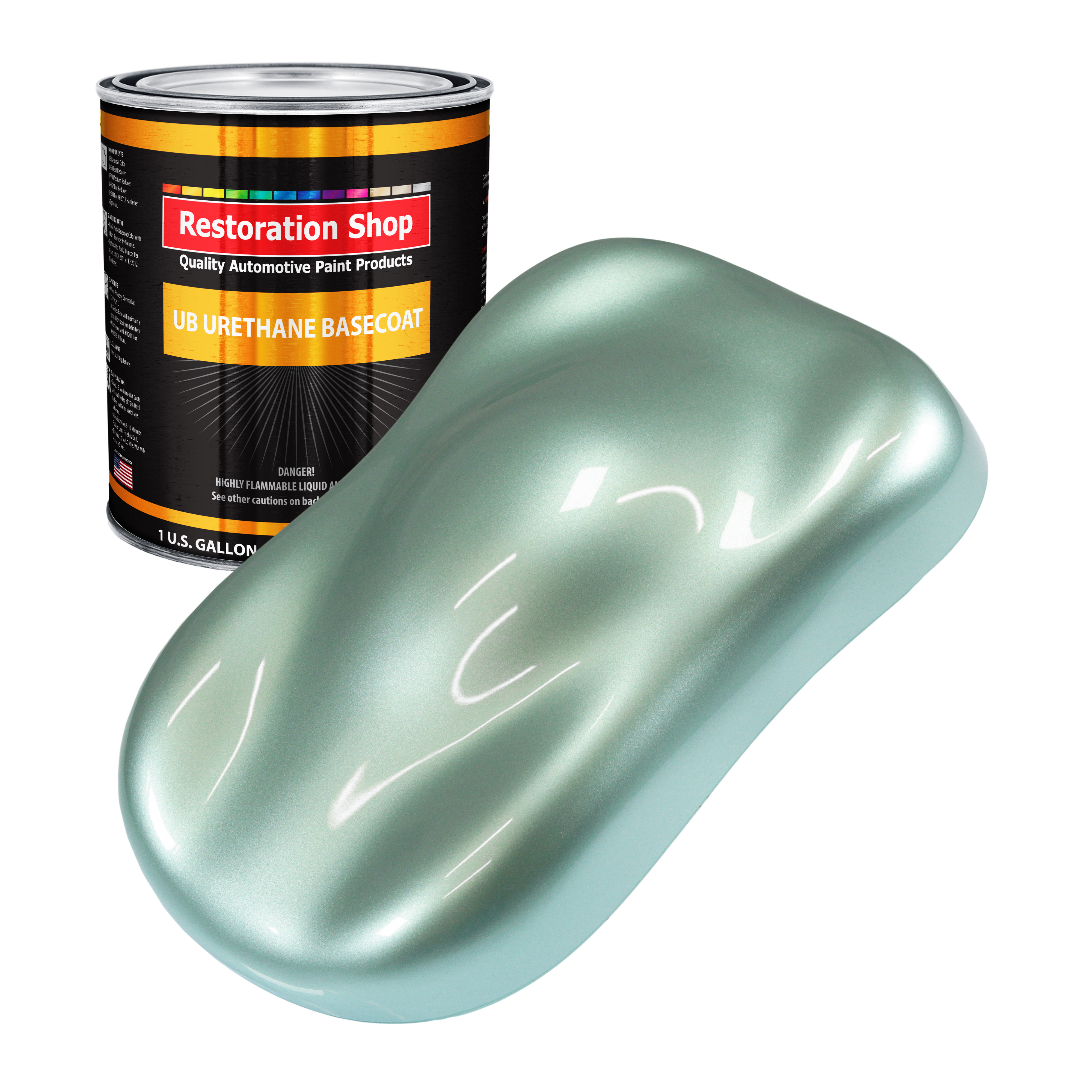 Frost Green Metallic 1 Gallon URETHANE BASECOAT Car Auto Body Paint
