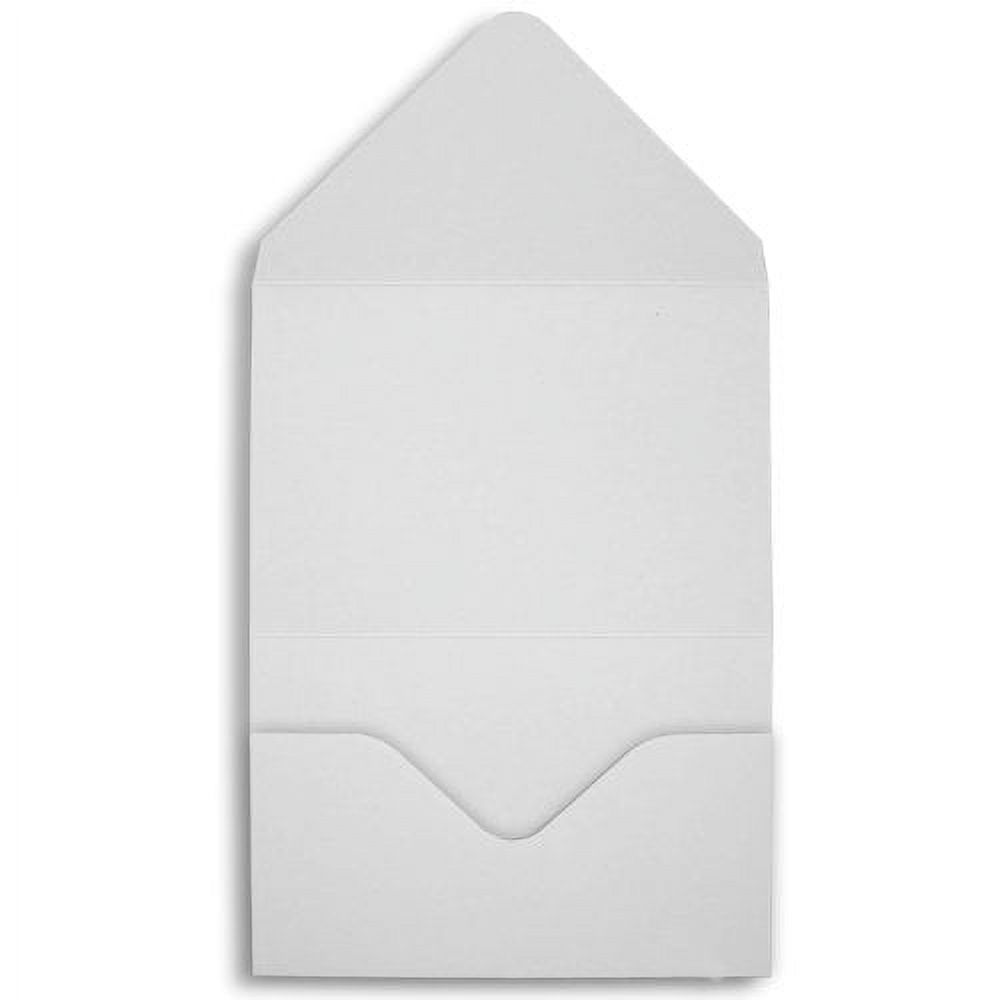Frost Horizontal Fold Invitation Pocket Pouches Pack Of 257" X 5